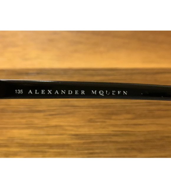 Vintage Designer ALEXANDER McQUEEN Black Sunglasses Italy / Model AMQ 4133 2034 main image 6